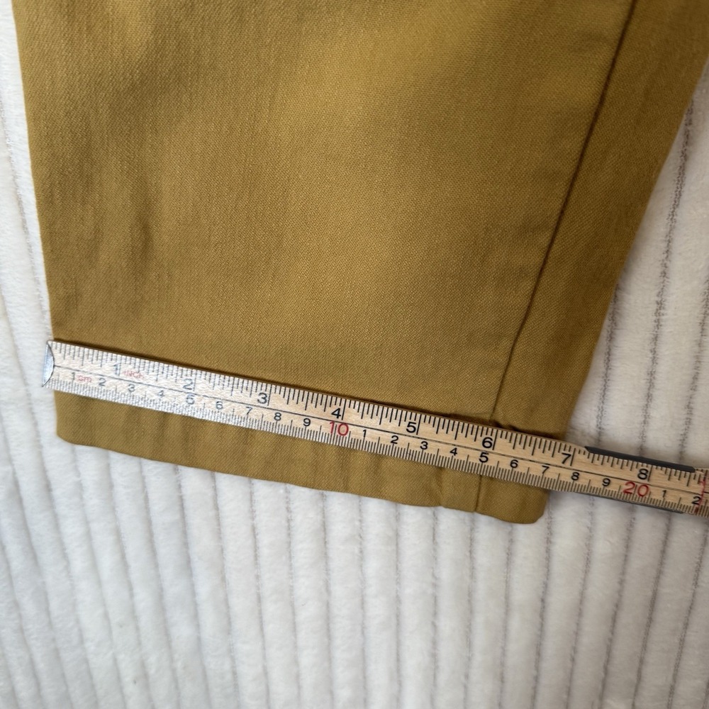 Madewell Jeans Women's Sz 24 Yellow Mustard Cotton Straight leg Pockets - Picture 9 of 16